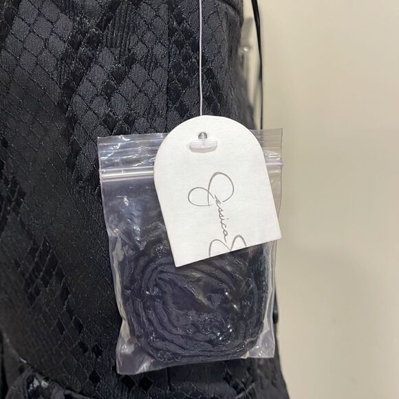 NWT Jessica Simpson Little Black Cocktail Dress. Size 8 M medium - Picture 7 of 14